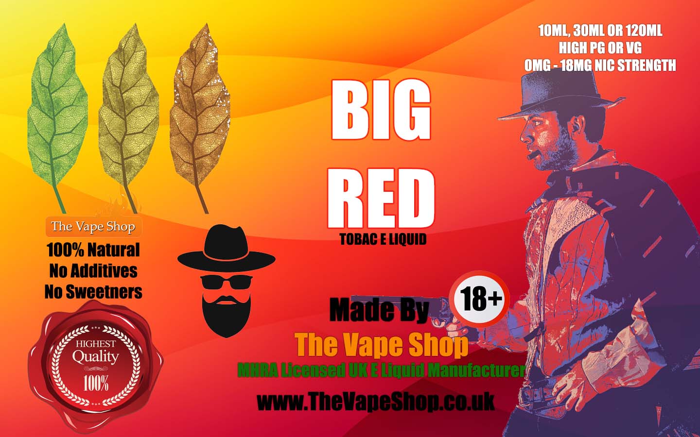 Big Red Tobac E Juice