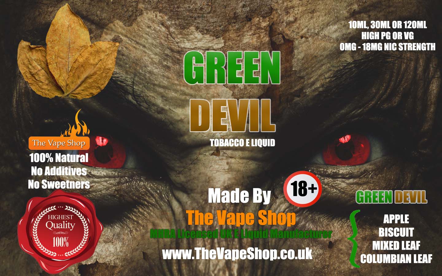 Green Devil Tobac E Juice