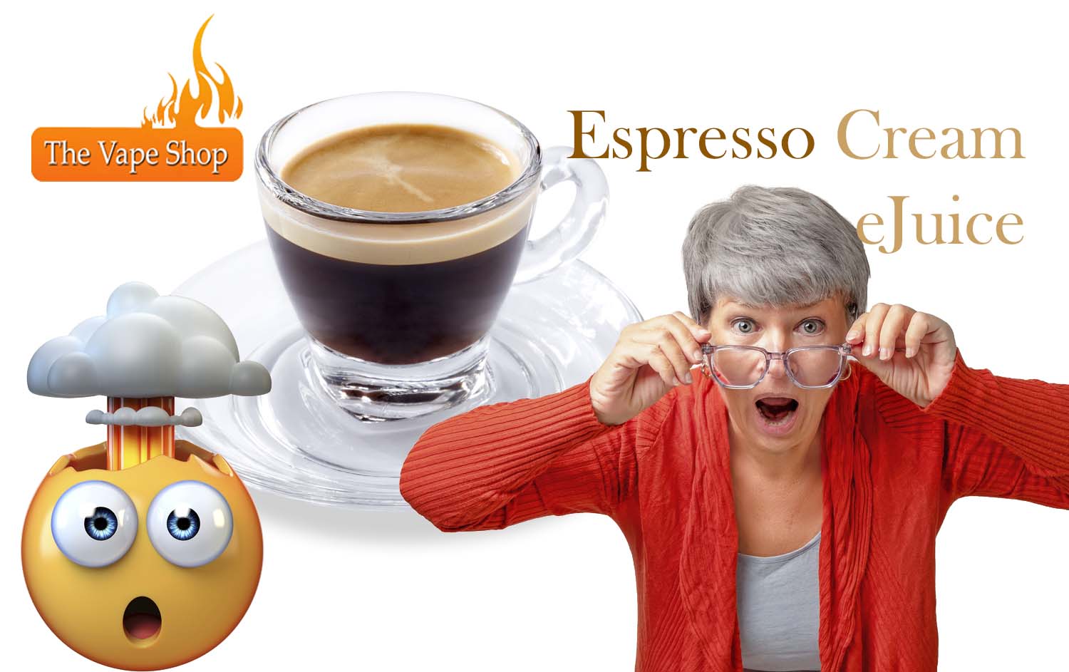 Discover the Perfect Blend of Italian Espresso Coffee and Sweet Cream with Espresso Cream E-Liquid by The Vape Shop
