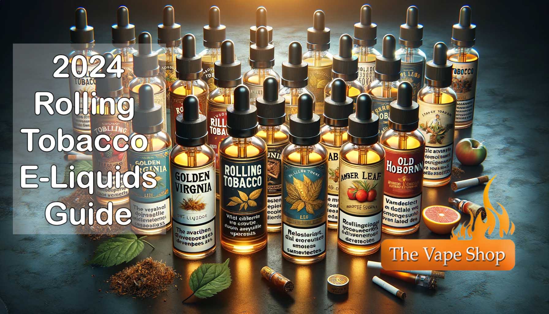 2024 Rolling Tobacco Flavoured E-Liquids Guide by The Vape Shop