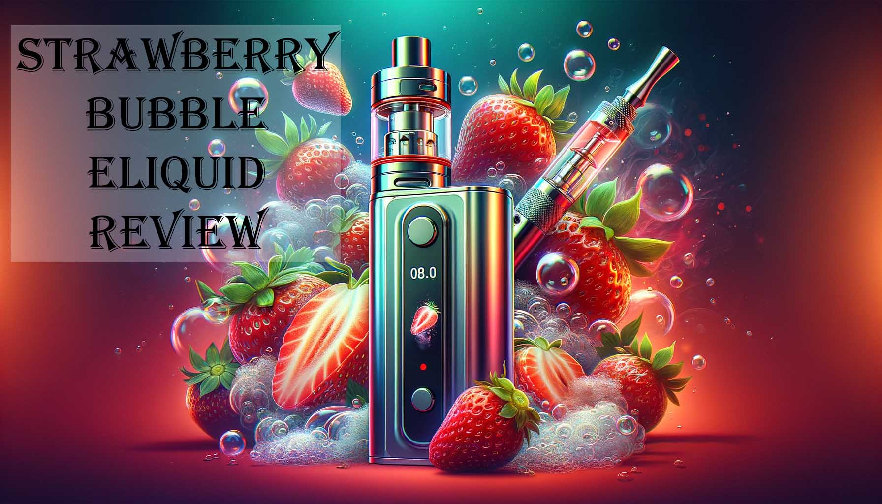 Strawberry Bubble E-Liquid by The Vape Shop - A Review