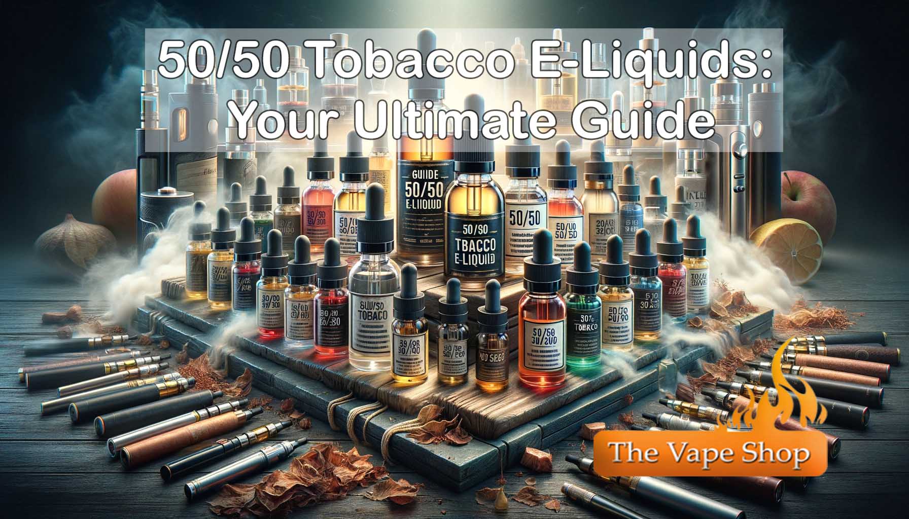 50/50 Tobacco E-Liquids: Your Ultimate Guide by The vape Shop