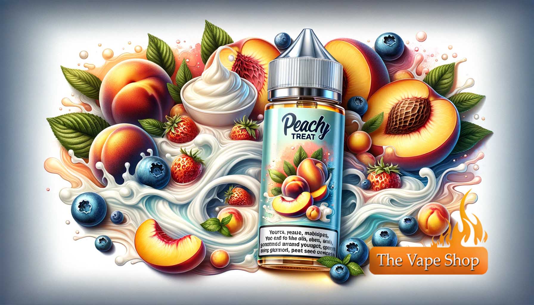 Peachy Treat E-Liquid Review: A Luscious Blend of Peach, Blueberry, and Yogurt