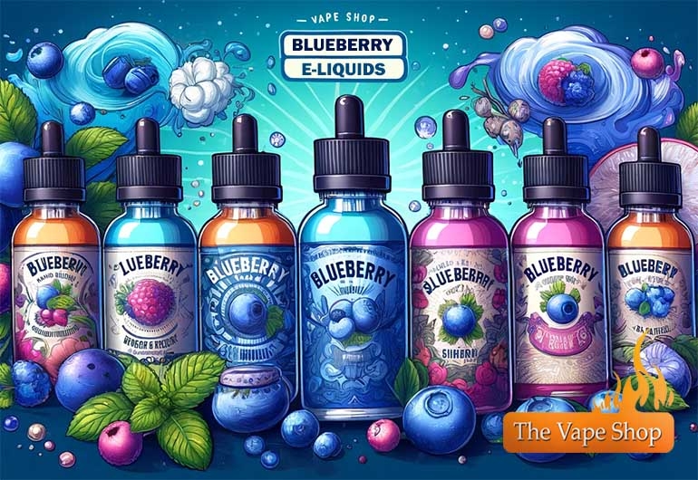Blueberry Infused E-Liquids Range