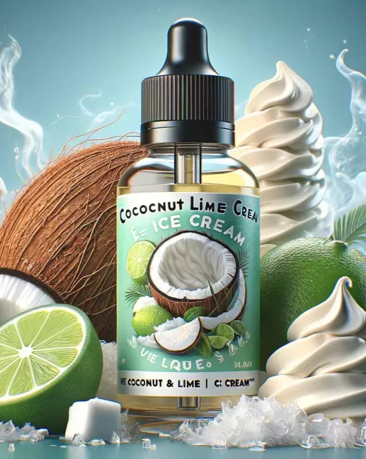 Coconut & Lime Ice Cream E Liquid - The Vape Shop