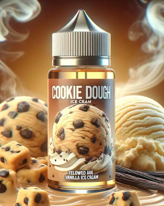 10ml - 120ml Cookie Dough Ice Cream E Liquid
