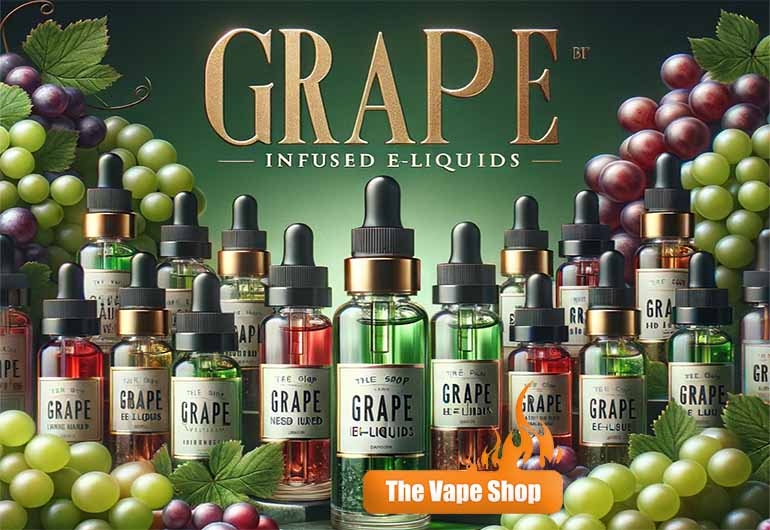 Grape E Liquids by The Vape Shop