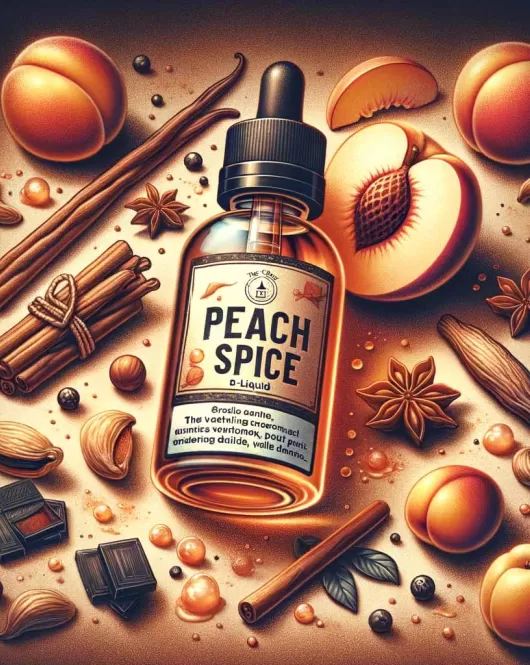 Peach Spice E Liquid - Vanilla, Cinnamon & Peach Peach Spice E Liquid - Vanilla, Cinnamon & Peach
