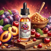 Plum & Cherry Crumble E-Liquid Plum & Cherry Crumble E-Liquid