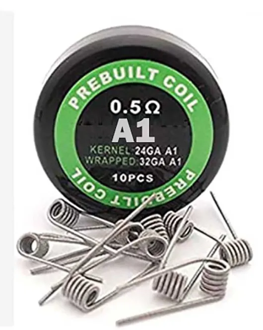 Pack of 10 Premade Kanthal Coils In 0.5, 0.8 and 1.00 Ohms