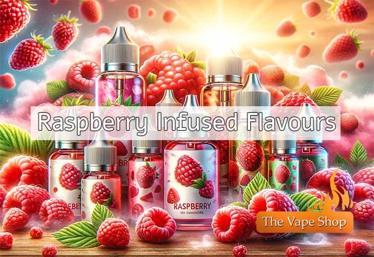 Raspberry Infused E Liquid by The Vape Shop