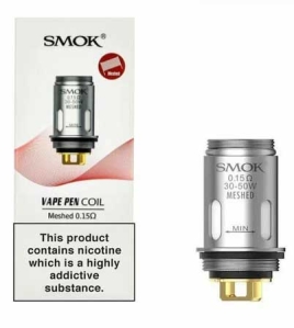 Smok Vape Pen V2 Replacement Mesh 0.15 Ohm Coils Smok Vape Pen V2 Replacement Mesh 0.15 Ohm Coils