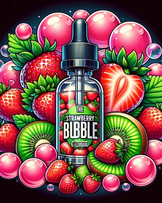 Strawberry Bubble E-Liquid