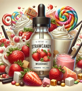 Strawcandy Milkshake E-Liquid