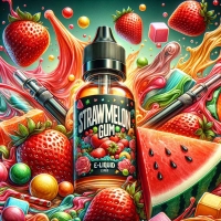 Strawmelon Gum E-Liquid Strawmelon Gum E-Liquid