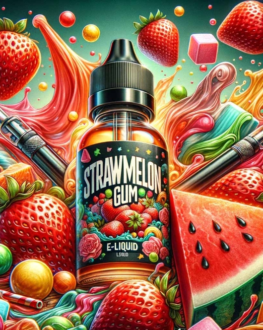 Strawmelon Gum E-Liquid