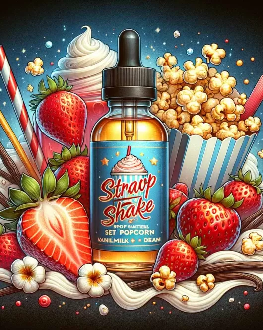 liquid e vape Strawberry Milkshake - Koi CBD Vape Juice main image 1