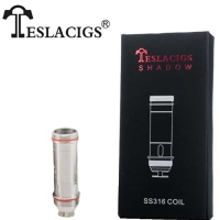 Teslacigs Shadow Tank SS316 0.28Ohm Coils x 5 Pack