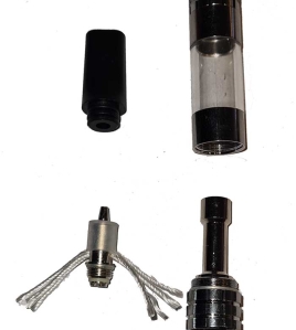 Flat Tip Reusable Glass Tank Clearomizer Flat Tip Reusable Glass Tank Clearomizer