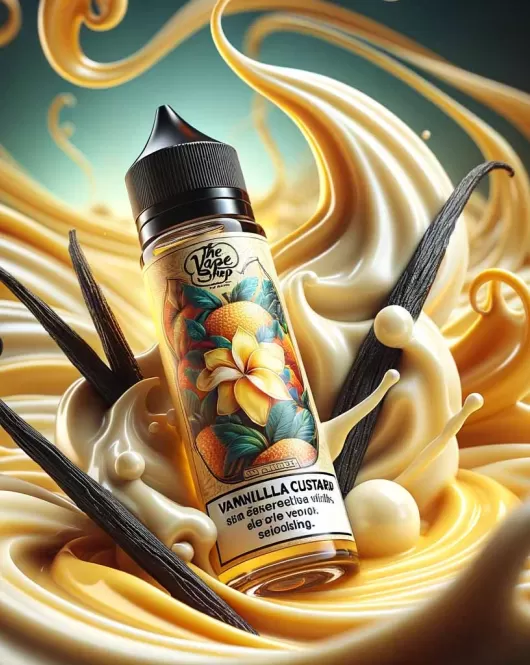 Vanilla Custard E Liquid | n10ml-120ml Vanilla Custard