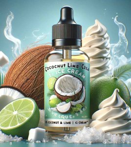 Coconut &amp; Lime Ice Cream E Liquid