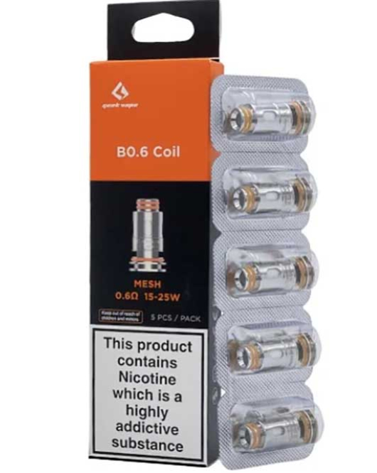 Geekvape B0.6 Mesh Coils 0.6Ω – 5 Pack