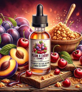 Plum &amp; Cherry Crumble E-Liquid