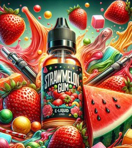 Strawmelon Gum E-Liquid