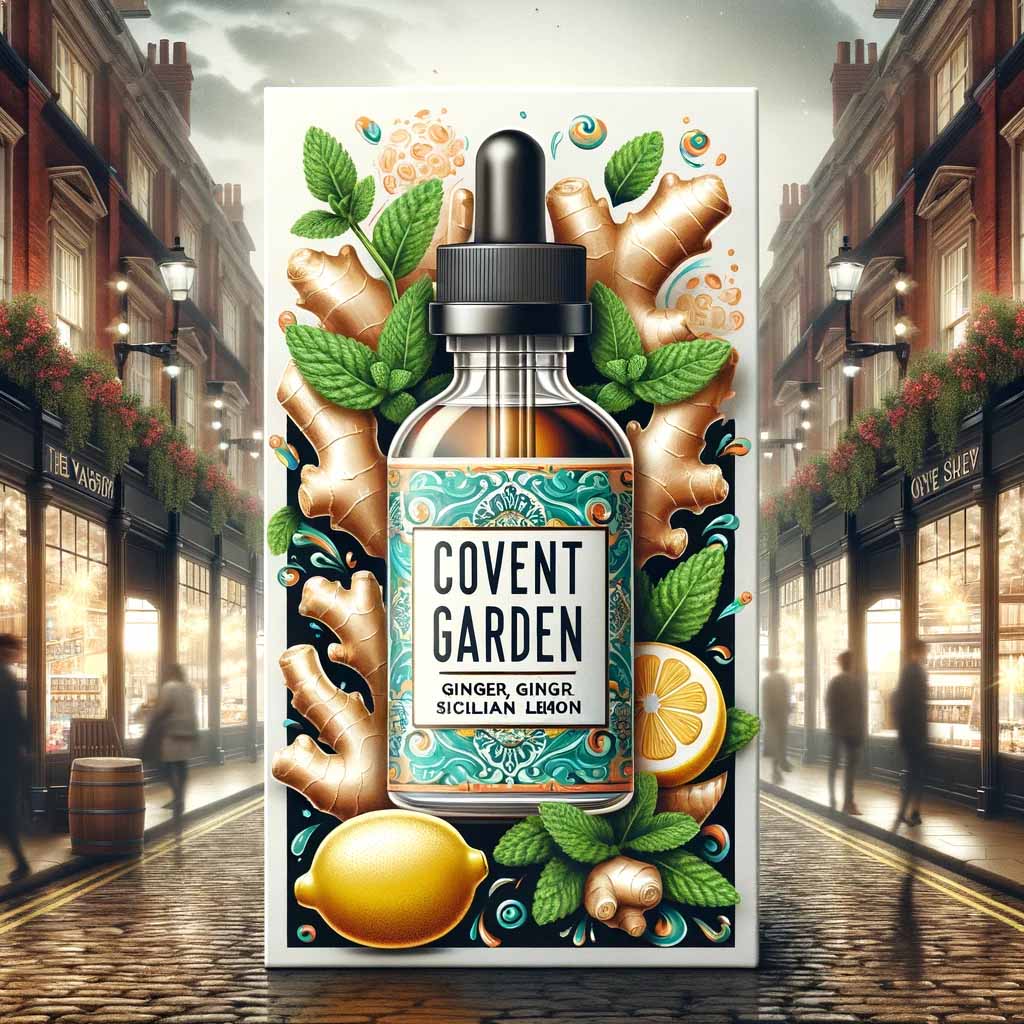 Covent Garden E Liquid Ginger, Lemon & Subtle Mint