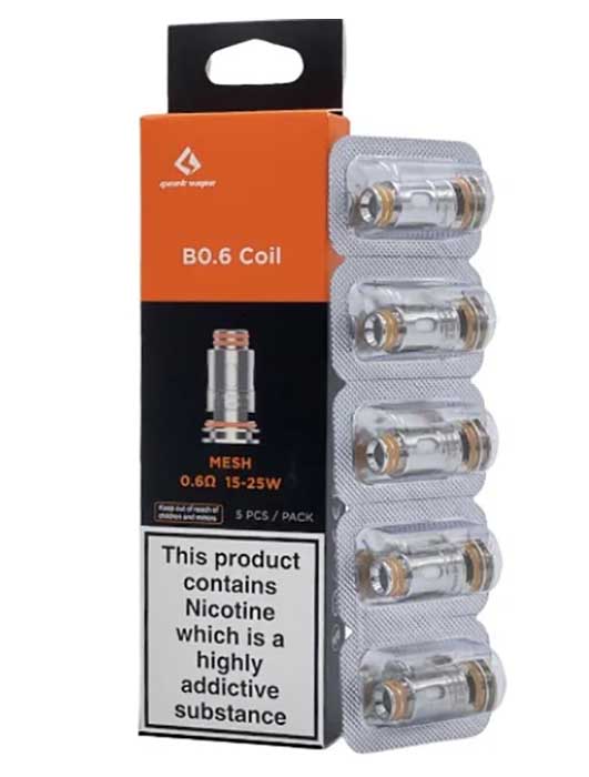 elfbar nachfüll pod läuft aus Geekvape B0.6 Mesh Coils 0.6Ω – 5 Pack